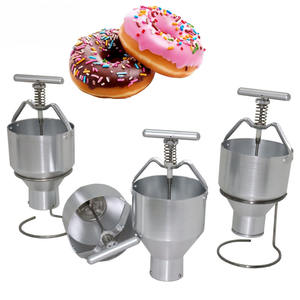3l स्टेनलेस स्टील मिनी मैनुअल डोनट निर्माता मशीन केक डोनट होपर स्टैंड के साथ - Product Image 2