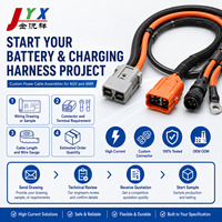 Harnais de câblage personnalisé haute intensité pour batteries AGV/AMR et connecteurs, pour l'assemblage de câbles de robots mobiles d'entrepôt