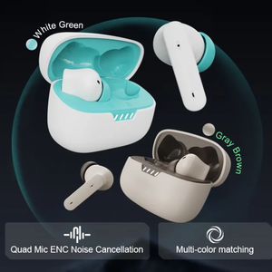 Cao Cấp Lai ANC ENC TWS Earbuds 6 Micro LED Chỉ Số Pin JL Chipset Tiếng Ồn Hủy Bỏ Tai Nghe Sạc Trường Hợp - Product Image 5