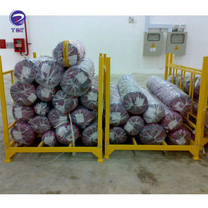 Rak Gudang Penyimpanan Gulungan Karpet Berlapis Bubuk, Rak Pallet Bertumpuk untuk Gulungan Tekstil - Product Image 6