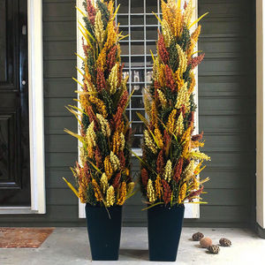Décoration <span class=keywords><strong>de</strong></span> Thanksgiving pour l'extérieur : Arbre artificiel bon marché en <span class=keywords><strong>pot</strong></span> pour la récolte - Product Image 6
