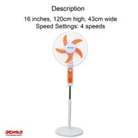Ventilateur de refroidissement solaire rechargeable de haute qualité de 16 pouces, OEM, haute efficacité, 4 vitesses, avec panneau solaire et fonction de lumière nocturne