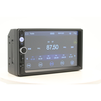 Unidad Principal Bluetooth Universal con USB, Pantalla Táctil de 7 Pulgadas, Carplay y Android Auto Inalámbricos, 2 Din, Doble Pantalla, Audio para Auto