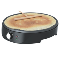 Crêpière électrique Portable professionnelle, antiadhésif, réglable et automatique, Commercial