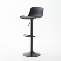 Tabouret de bar pivotant réglable en plastique moderne pour cuisine, bar à domicile, extérieur, hôtel, salle à manger