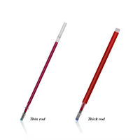 Recharge de stylo gel haute température effaçable pour marqueur textile, idéal pour la couture, le matelassage et le cuir (plastique)