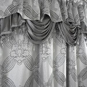 Rideaux en voile brodés de luxe européens modernes à motif floral <span class=keywords><strong>pour</strong></span> salon, chambre à coucher, <span class=keywords><strong>couloir</strong></span>, salle à manger, cuisine - Product Image 3