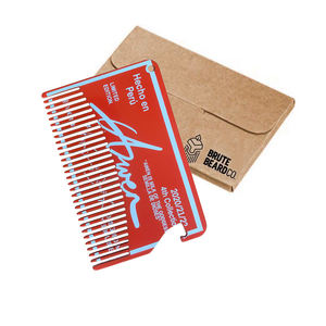 Wholesale Powder Coating <strong>Man</strong> Beard Comb Bottle Opener Credit <strong>Card</strong> Bottle Opener - Product Image 2