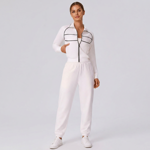Chaqueta Deportiva para Mujer, al por Mayor, con Cierre Completo, Cuello Alto, Transpirable, Resistente al Viento, Ropa Deportiva para Gimnasio - Product Image 4