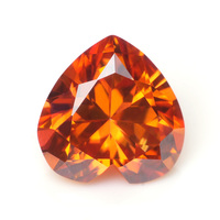 RTS Venta al por Mayor de Moissanita Opalescente Multicolor Completo con Corte Corazón, Tratada Termicamente y Creada en Laboratorio, Piedra Suelta Certificada por Terceros
