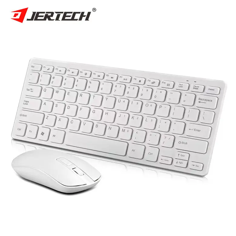 Slim Ergonomic Keyboard Mouse With Round Keys For Windows Laptop Pc Notebook Wireless Keyboard And Mouse Set