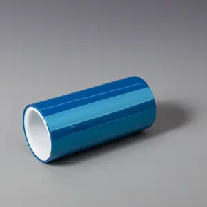 Nuovo Film di rilascio BOPET blu trasparente rivestito da un lato pellicola di imballaggio impermeabile per l'imballaggio del telefono cellulare della sigaretta dell'orologio