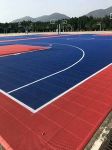 Tuiles de terrain <span class=keywords><strong>PP</strong></span> <span class=keywords><strong>Pik</strong></span> faciles à installer, tapis de sol modulaires portables en plastique pour basket-ball intérieur et extérieur - Product Image 3