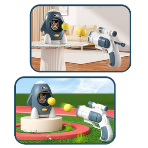 Mainan peluru lembut anak-anak, seri pistol mainan peluru lembut, permainan menembak anak dengan 2 pistol mainan dan 11 peluru 2023 - Product Image 6