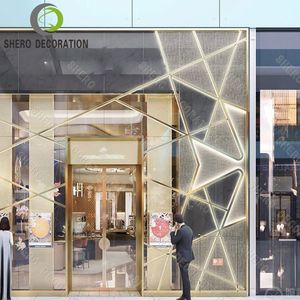 Vitrine élégante pour bijouterie, présentoir moderne pour bijoux, armoire de présentation de bijoux avec comptoir de showroom personnalisé - Product Image 3