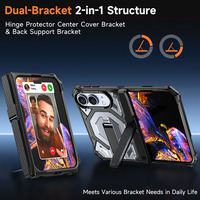 Funda Magnética Plegable para Teléfono con Soporte Vertical Oculto, Protección Total a Prueba de Golpes para iPhone 18 Ultra iPhone 18 Fold