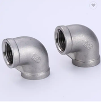3/4 npt mâle à 3/4 bsp femelle tee plug union filetage mâle avec filetage femelle valve coude raccord de tuyau en acier inoxydable