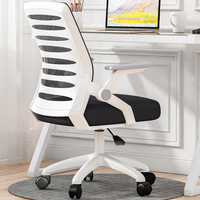 Chaise de bureau gaming moderne 2023 à dossier haut en tissu mesh, inclinable, pivotante, réglable en hauteur, style racing