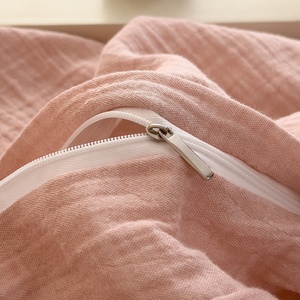 Ensemble <span class=keywords><strong>de</strong></span> literie en coton 100% doux et froissé <span class=keywords><strong>de</strong></span> luxe en gros, <span class=keywords><strong>housse</strong></span> <span class=keywords><strong>de</strong></span> <span class=keywords><strong>couette</strong></span> avec draps - Product Image 6