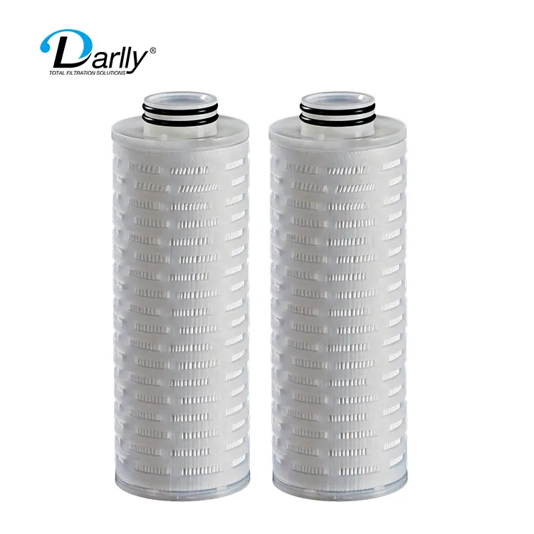 Darlly Mill Plissee 83mm PP Filter 10/20/30/40 Zoll 10 Mikron Wasserfilter patrone Zur Vor filtration der Anzeige tafel