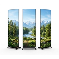 Écran LED couleur Bluestar P2.5 640x1920mm, indice de protection IP65, montable au sol/mur pour présentations visuelles intérieures/extérieures