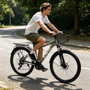 Bicicleta de Carretera para Adultos de Acero al Carbono, 21 Velocidades Ajustables, para Múltiples Ciclistas, Bicicleta de Carreras Competitiva para Adultos - Product Image 5