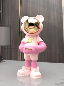 Sculpture en résine époxy d'astronaute, art populaire, ornement personnalisé, objet décoratif souple, cadeau de collection pour les fêtes, maison, salon, bureau - Product Image 2