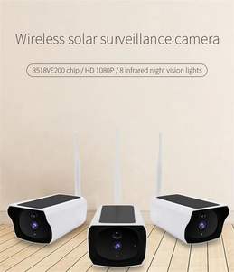 1080p HD All-in-one telecamera solare Wireless impermeabile per esterni telecamera CCTV rilevamento movimento 2.4GHz telecamera di rete WiFi - Product Image 2