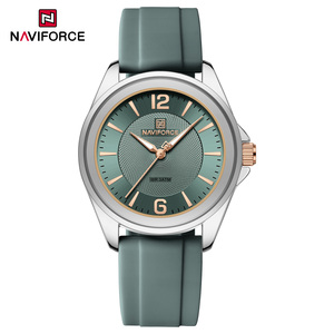 <span class=keywords><strong>Naviforce</strong></span> นาฬิกาควอตซ์แฟชั่นใหม่สำหรับ<span class=keywords><strong>ผู้หญิง</strong></span>ที่เรียบง่ายกันน้ำสายรัดซิลิโคนส่องสว่างเพื่อการพักผ่อนของ<span class=keywords><strong>ผู้หญิง</strong></span> - Product Image 6