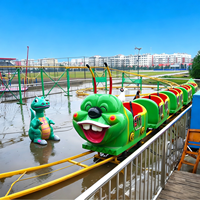 Équipement de montagnes russes pour fête foraine, manèges de jardin pour enfants, mini-montagnes russes Wacky Worm