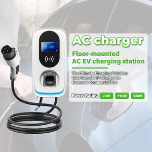Cargador de Vehículos Eléctricos de Pared de 7kw 11kw 22kw, OCPP1.6 GB/T CCS2, Cargador Rápido de CA para Uso Doméstico - Product Image 3