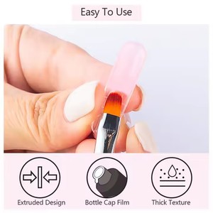 Gel UV Constructeur Indolore Shining Starry Fix 24 Art Extension 15ml Couleurs Gelée Blanches Personnalisable avec Votre Logo - Product Image 5