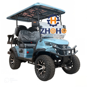Carrito de Golf Eléctrico de 4 Ruedas y 4000W con Doble Asiento y Techo, Cómodo para la Ciudad, Carro de Golf, Buggy de Golf, Club Car - Product Image 1