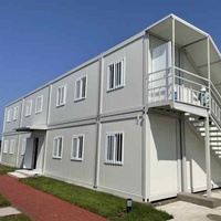Maison conteneur pliable en acier extensible et portable de 20 pieds et 40 pieds, économique, avec un design moderne et écologique pour l'utilisation en entrepôt et en parc