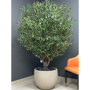 Offre Spéciale intérieur extérieur artificiel olivier géant bureau à domicile décoratif olivier en plastique - Product Image 6