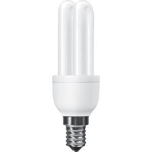 Bombilla de ahorro de energía fluorescente E14 2U EXTRA MINI SUPREME 9W 4000K diseño fino - Product Image 1