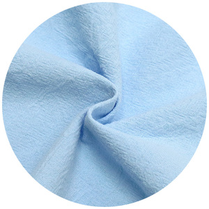 Tela de lino y algodón con efecto arrugado, lavada con arena, 15S, para camisas y vestidos casuales. - Product Image 2