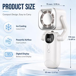 Nuevo Ventilador de Mano 2026, Ultra Silencioso, 199 Velocidades, Enfriamiento Rápido, USB, Portátil, Mini Ventilador de Mano para Exteriores - Product Image 6