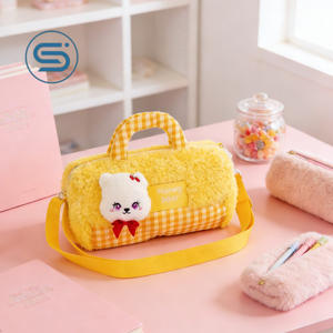 Mochila de Pelúcia com Criaturas Amigáveis como Pandas ou Cães para Brincadeiras Imaginativas e Passeios das Crianças - Product Image 3