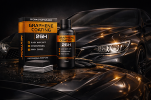 GRAPHONEX กราฟีน เซรามิก โค้ทติ้ง 26H ป้องกันน้ำเกาะ ผิวเงาสูง หนา 60um ทนทานต่อค่า pH 2-12 สำหรับสีรถยนต์ - Product Image 2