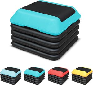 Steppeur réglable en hauteur de haute qualité <span class=keywords><strong>avec</strong></span> 4 niveaux, plateforme d'aérobic pour entraînement à domicile et fitness - Product Image 1