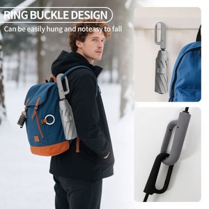 Practical UV Protection 3 Fold Umbrella Promotional Outdoor <b>Garden</b> Umbrella with <b>Bag</b> Hook - Product Image 3