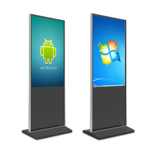 Afficheur numérique LCD sur pied FHD de 43, 49, <span class=keywords><strong>55</strong></span> et 65 pouces, kiosque publicitaire, écran tactile avec WiFi/USB/CMS - Product Image 4