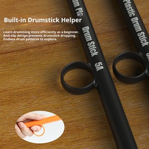 Baquetas de ABS de Colores Elegantes para Instrumentos de Percusión de <span class=keywords><strong>Rock</strong></span> y Jazz, Accesorios para Batería - Product Image 4