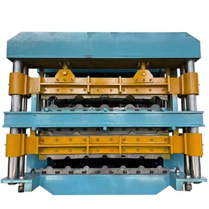 เครื่องขึ้นรูปลอนหลังคาเหล็กเคลือบสังกะสีแบบม้วนสำหรับโครงสร้างเหล็ก - Product Image 6