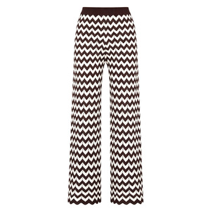 OUDINA Elegancia Francesa 2026 Conjunto de Verano de 2 Piezas para Mujer: Chaleco de Punto Ondulado Calado y Pantalones - Product Image 4