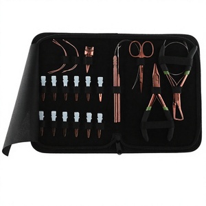 Le kit d'outils d'extension de cheveux nouveau modèle comprend un doigt de séparation et un peigne de coiffure également Microbeads Closer Plier prix de gros - Product Image 1