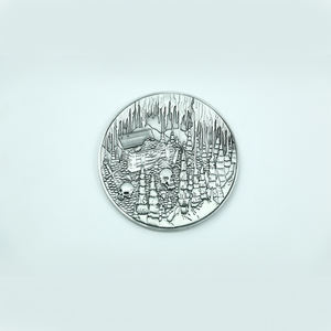 เหรียญที่ระลึกคริสต์มาส 3 มิติ รูปนางฟ้ามงคล ชุบทอง ผลิตจากโลหะผสมหล่อขึ้นรูป พิมพ์ลายซิลค์สกรีน ดีไซน์หรูหรา - Product Image 2