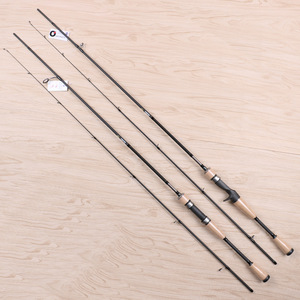 Bassmaster FUJI pièces <span class=keywords><strong>2</strong></span> Sections M/ML Spinning Carbone Pêche leurre Tige coulée canne à pêche liège poignée tige - Product Image 1