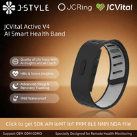 JCVital 2501 SDK APL OEM ODM Pulsera Inteligente Médica con Análisis de Recuperación, Entrenador IA y Análisis de Salud